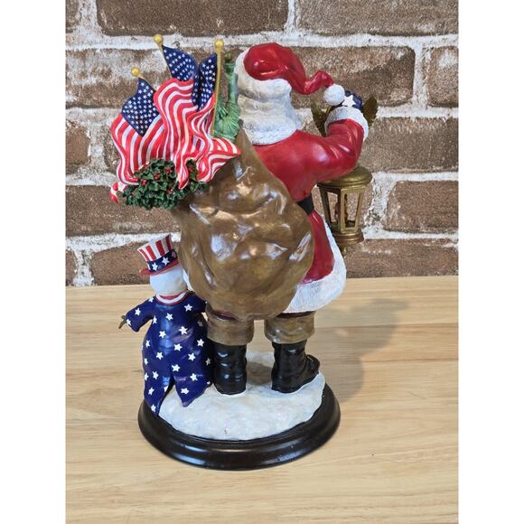 Star Spangled Santa Danbury Mint Patriotic American Flag Christmas USA - Picture 3 of 5
